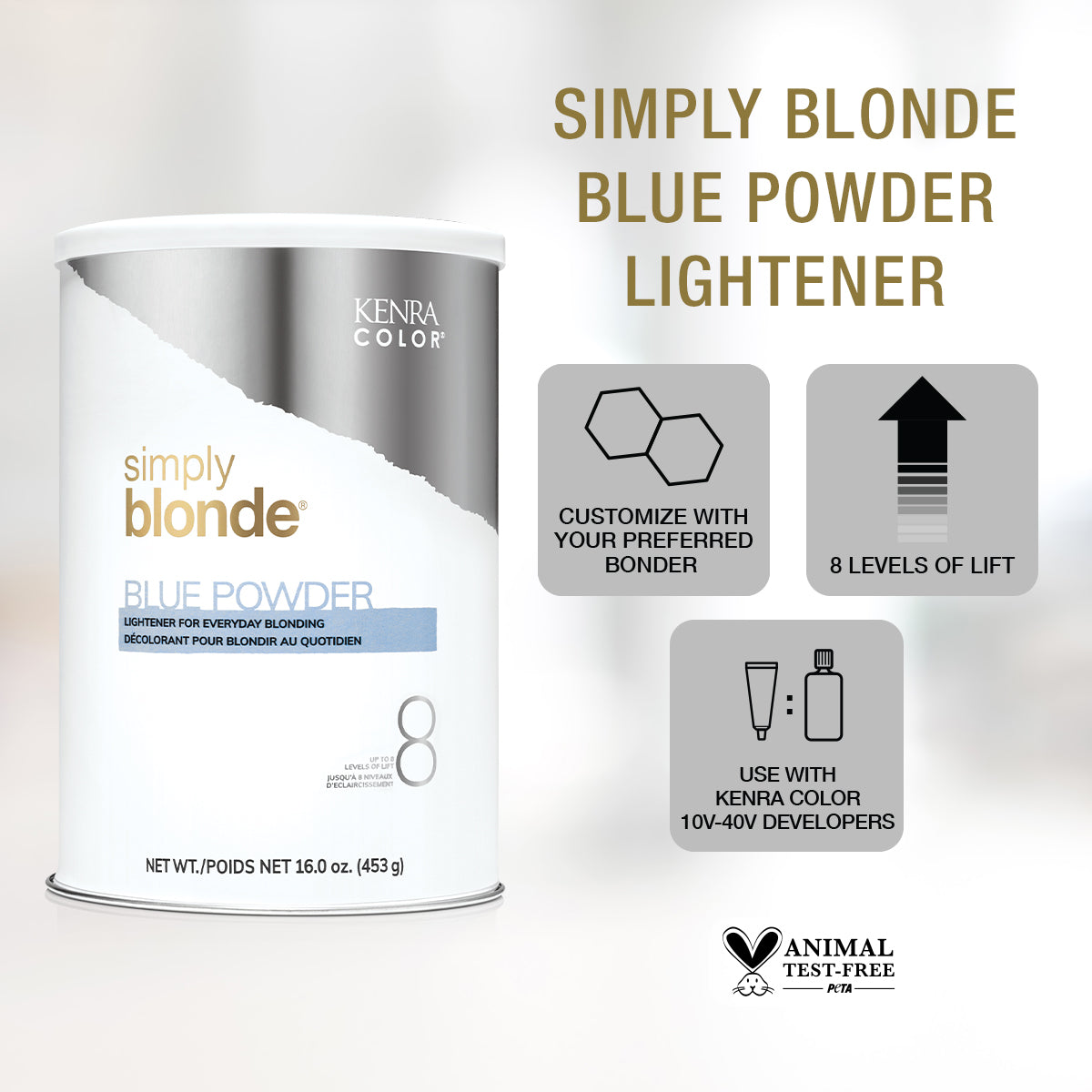 Simply Blonde Blue Powder Lightener 2lb