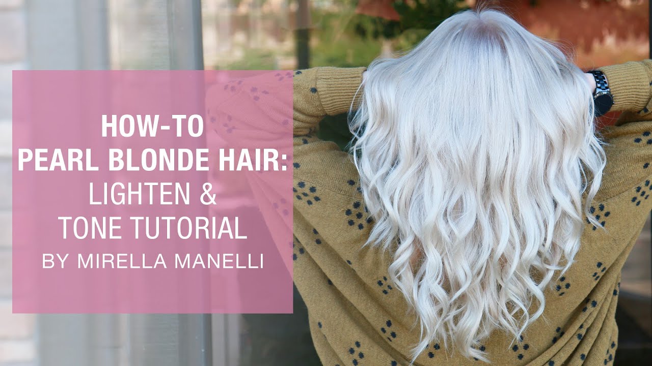 HOW TO: Pearl Blonde Hair | Lighten & Tone