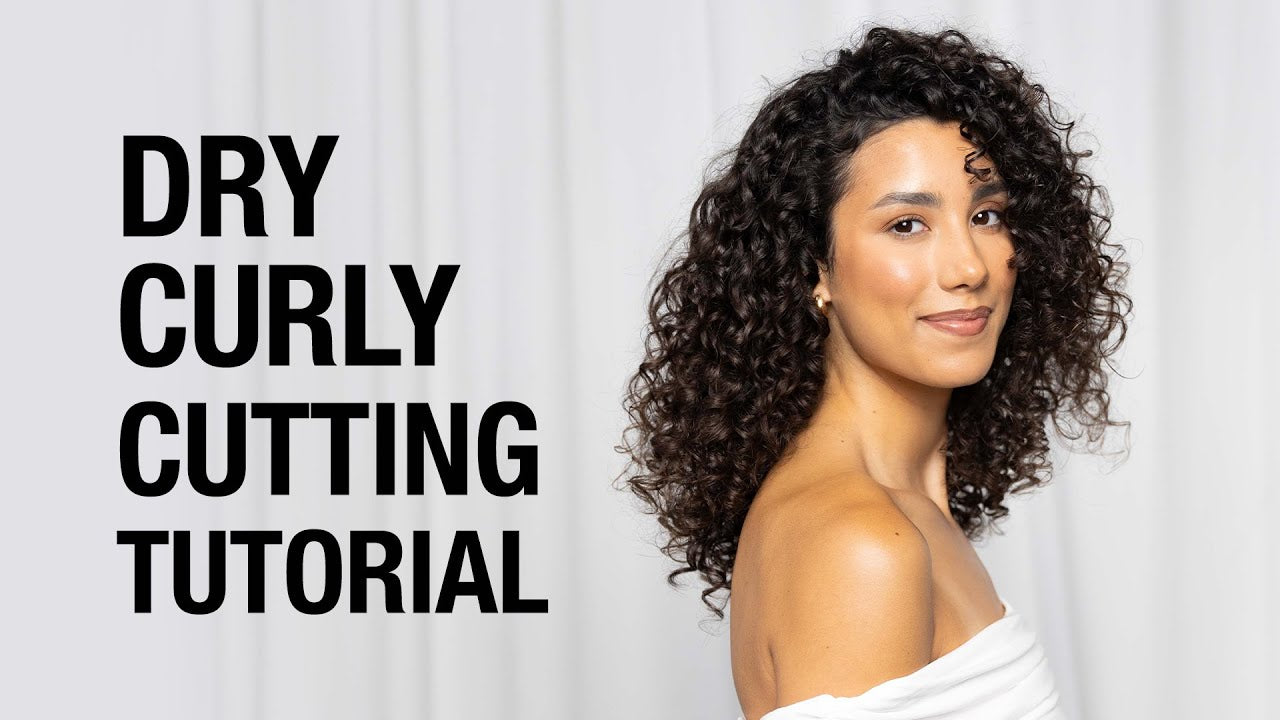 How to Dry Cut Curly Hair Tutorial