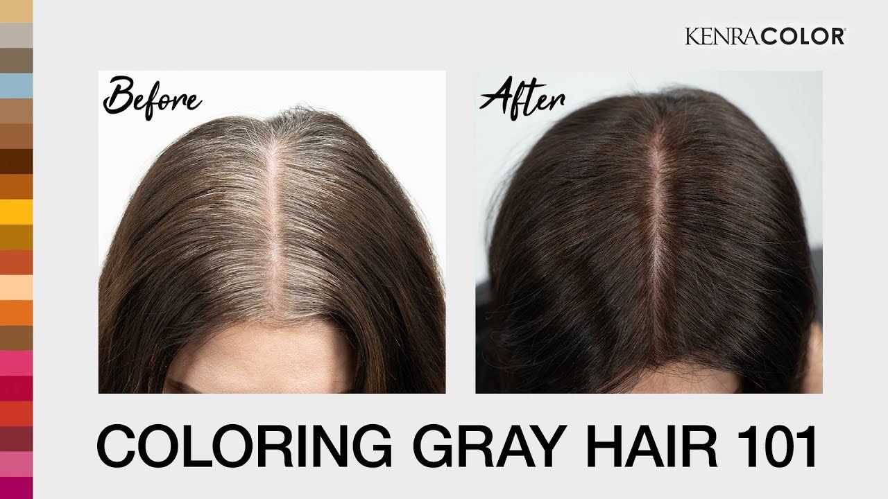 COLORING GRAY HAIR 101