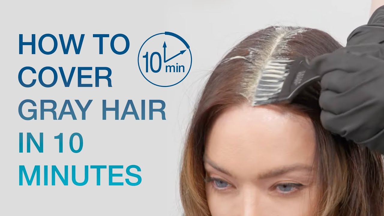 How to Color and Cover Gray Hair in 10 Minutes