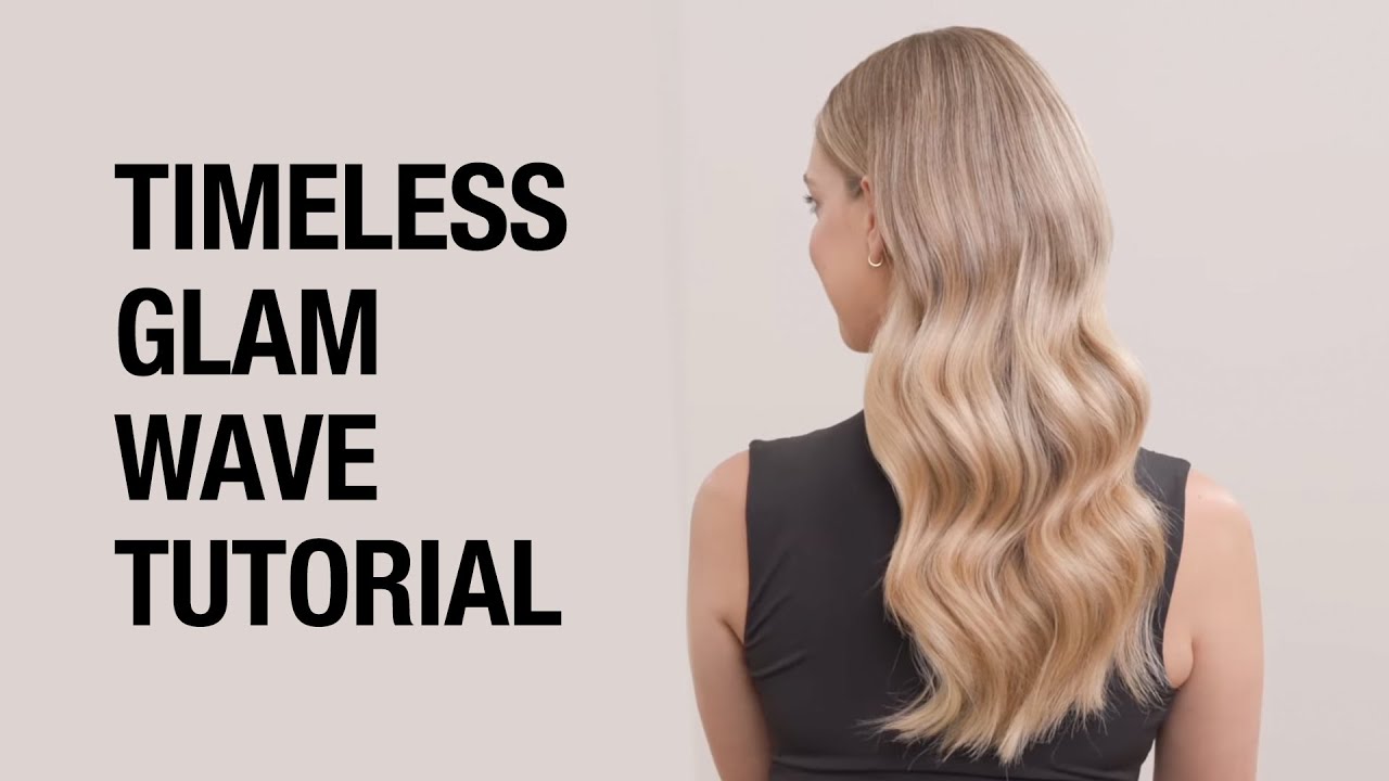 Timeless Glam Waves Hair Styling Tutorial