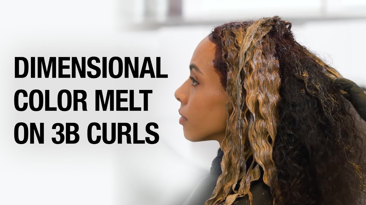 Dimensional Color Melt on 3B Curls