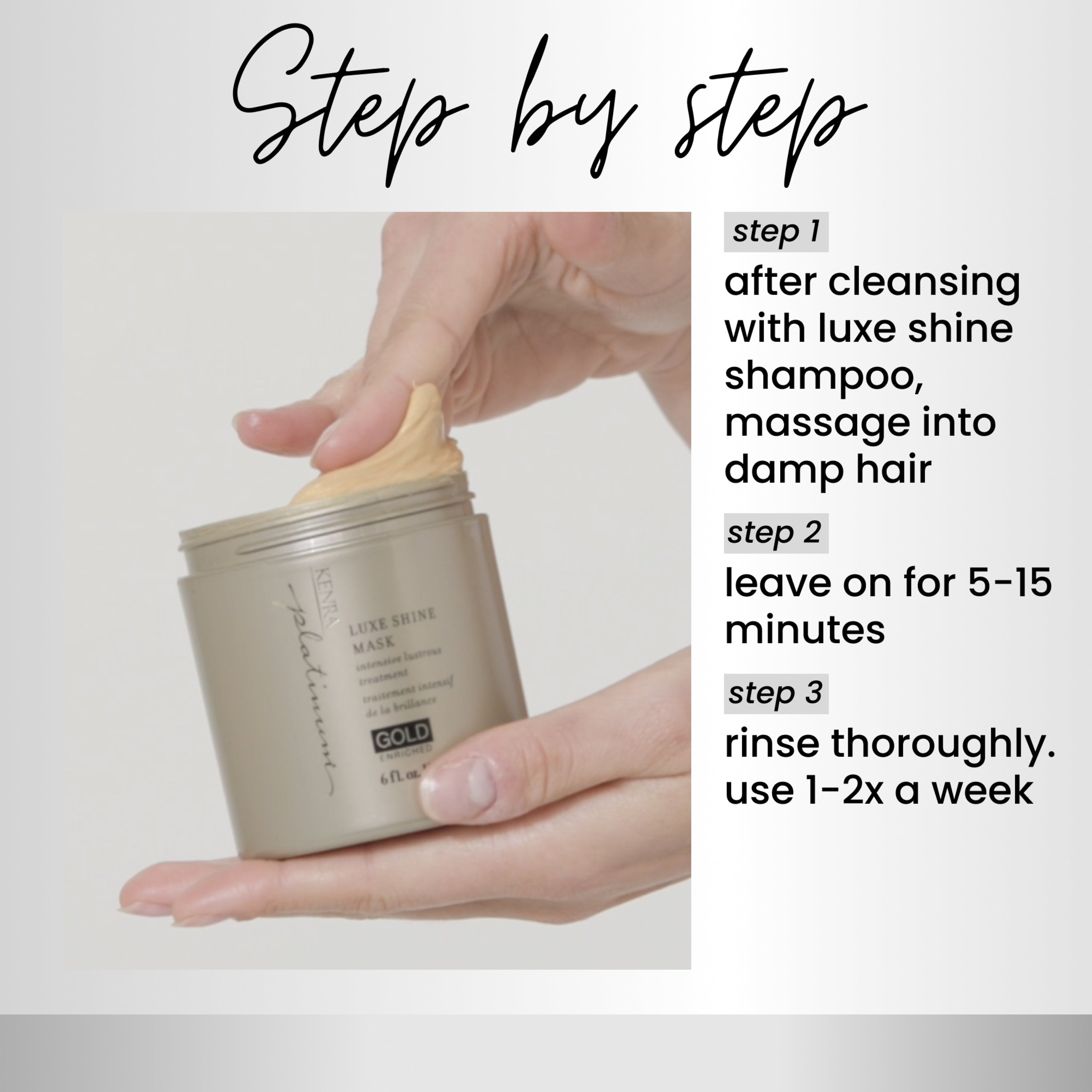 Luxe Shine Mask – Lustrous Treatment | Kenra Professional
