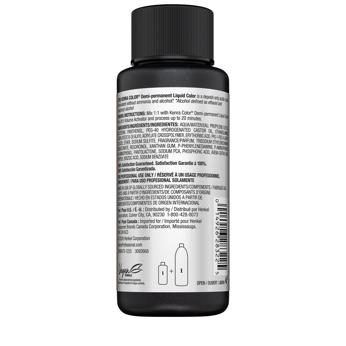 Kenra Color Demi-Permanent Liquid Color 10N