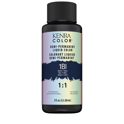 Kenra Color Demi-Permanent Liquid Color 1BL