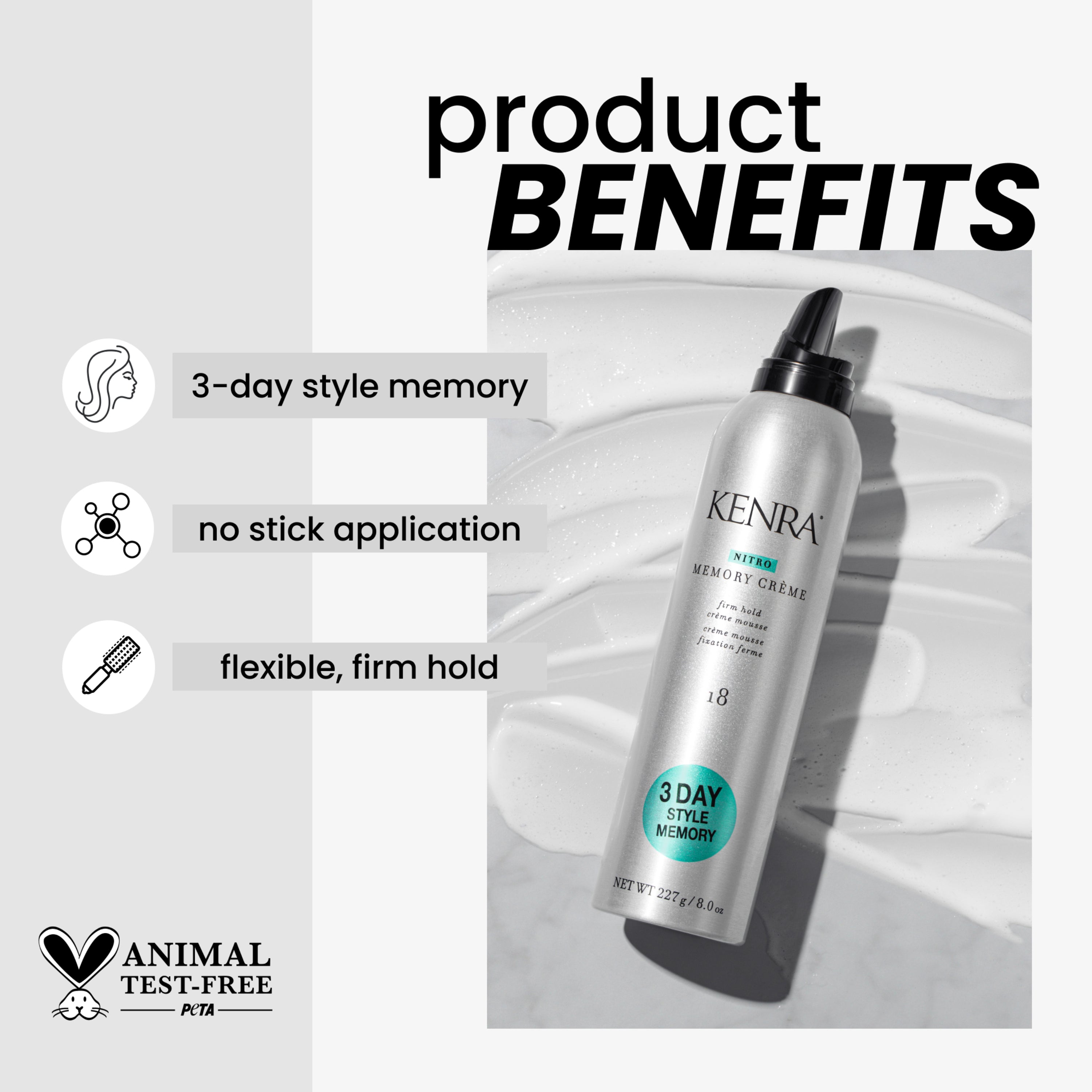 Nitro Memory Crème 18 – Mousse | Kenra Professional