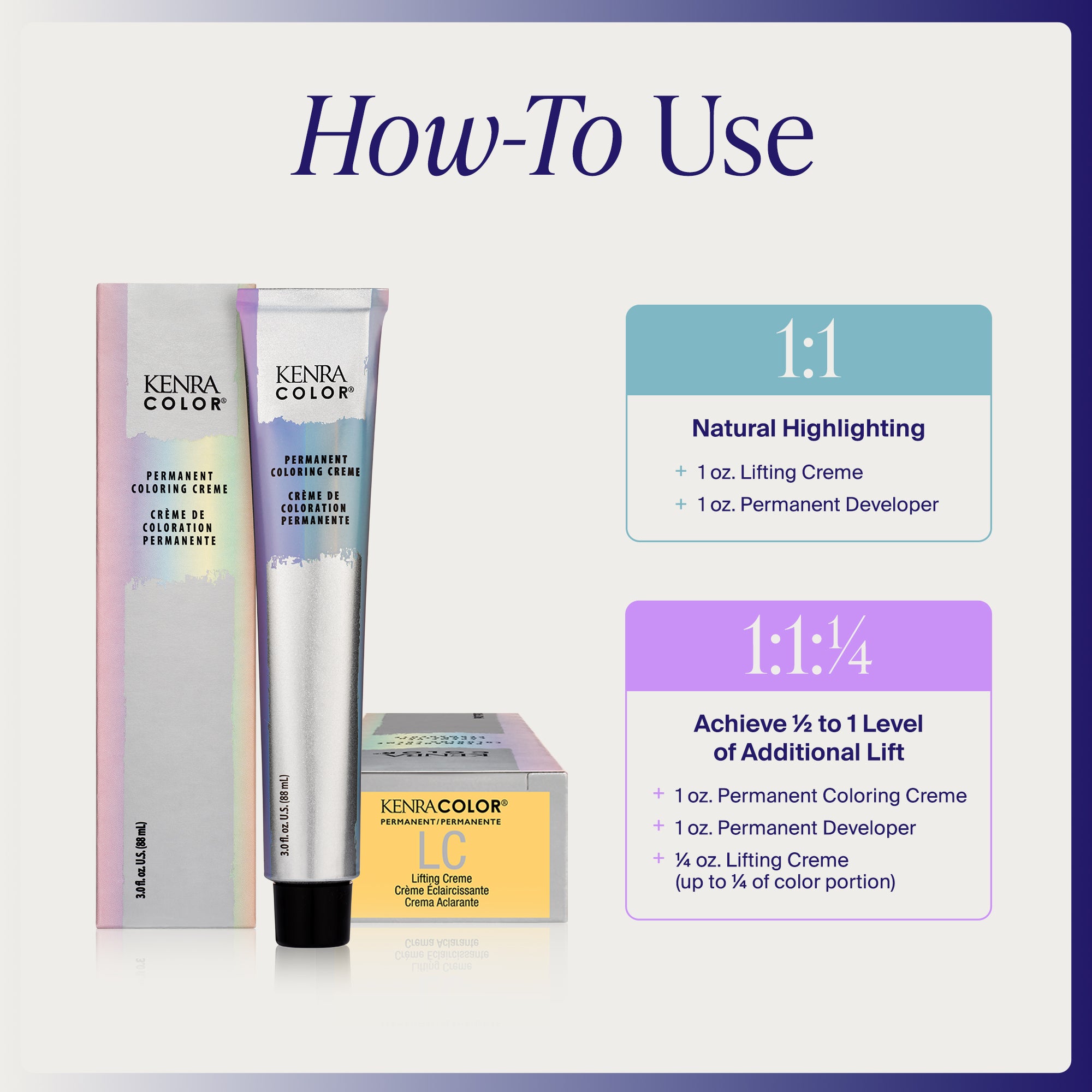 Lifting Creme – Permanent Hair Color | Kenra Professional