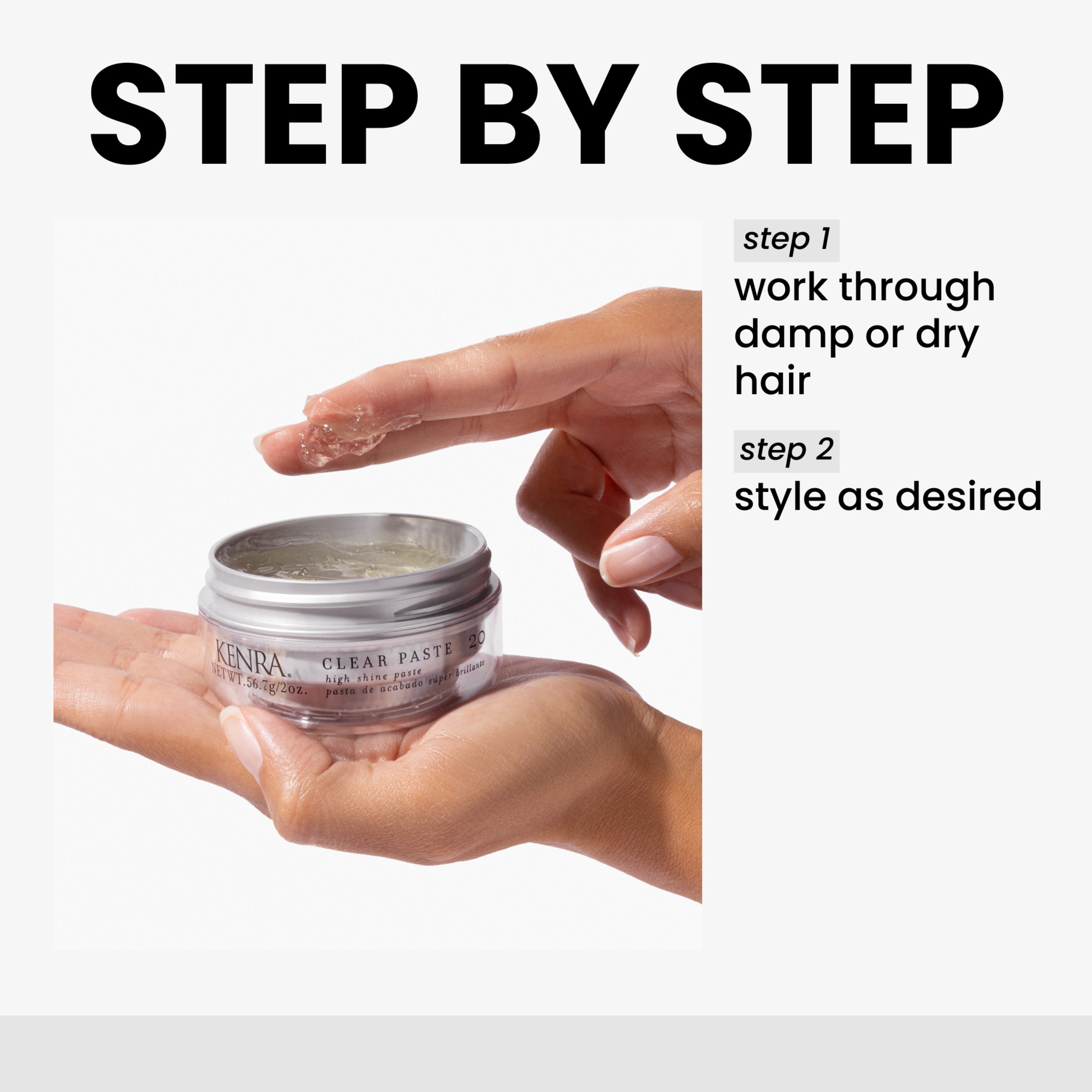 Clear Paste 20 – High Shine Paste | Kenra Professional