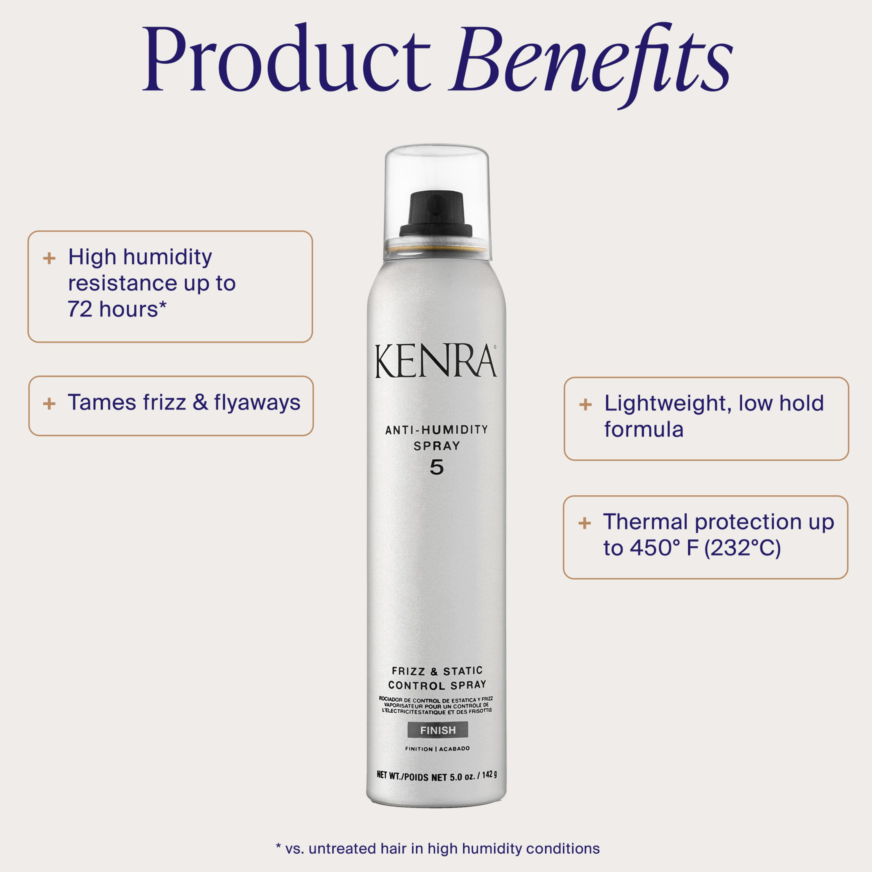 Anti-Humidity Spray 5 – Control Spray | Kenra Professional