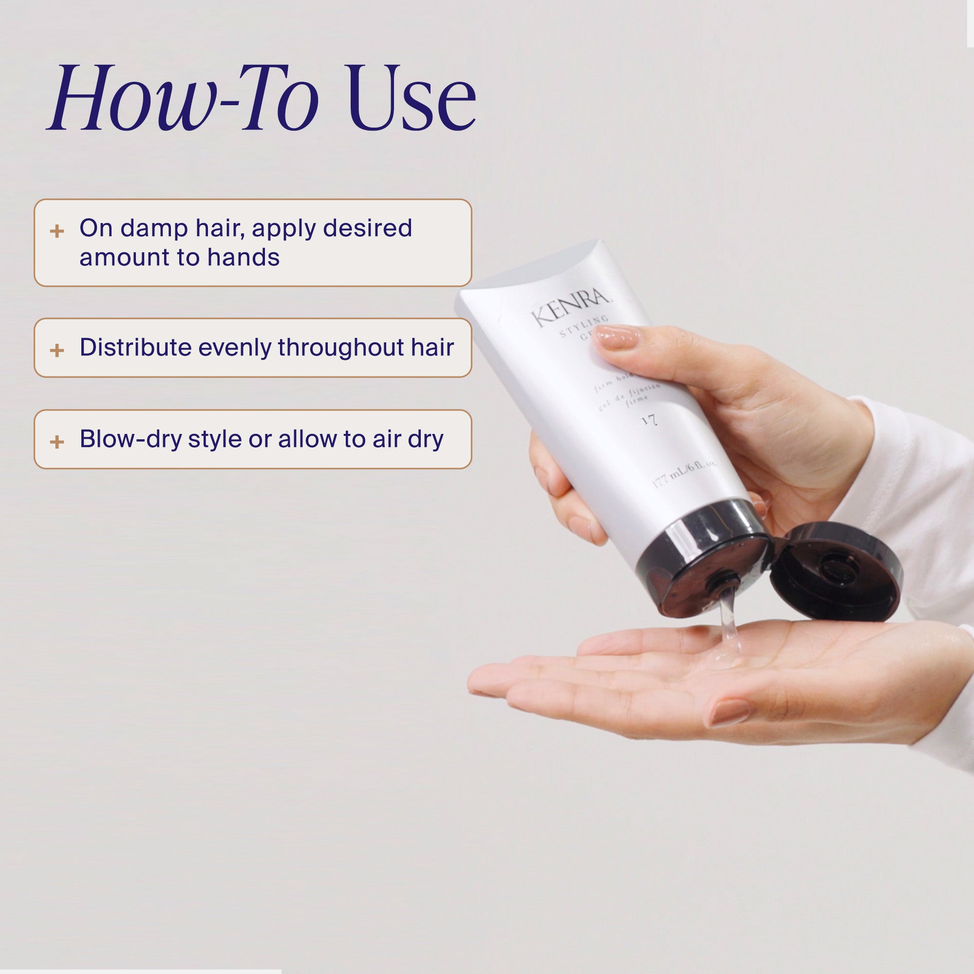 フェイスジェル・ゲル t Styling Gel 17 – Firm Hold Gel | Kenra Professional