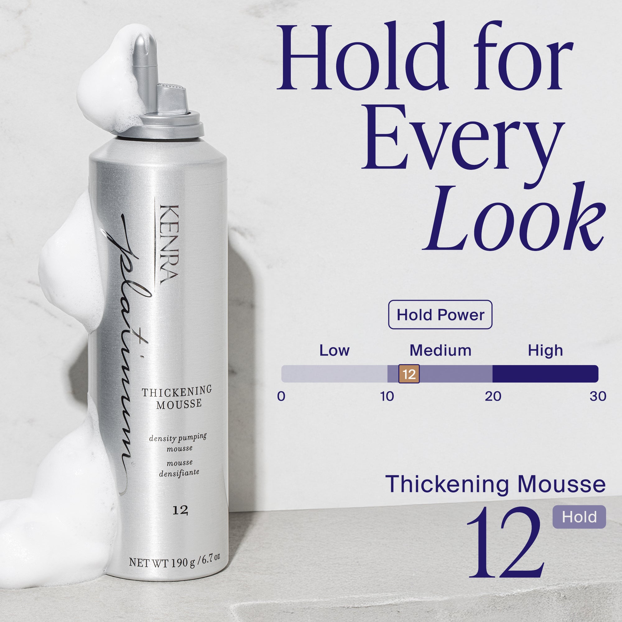 Thickening Mousse 12 – Plumping Mousse | Kenra Professional