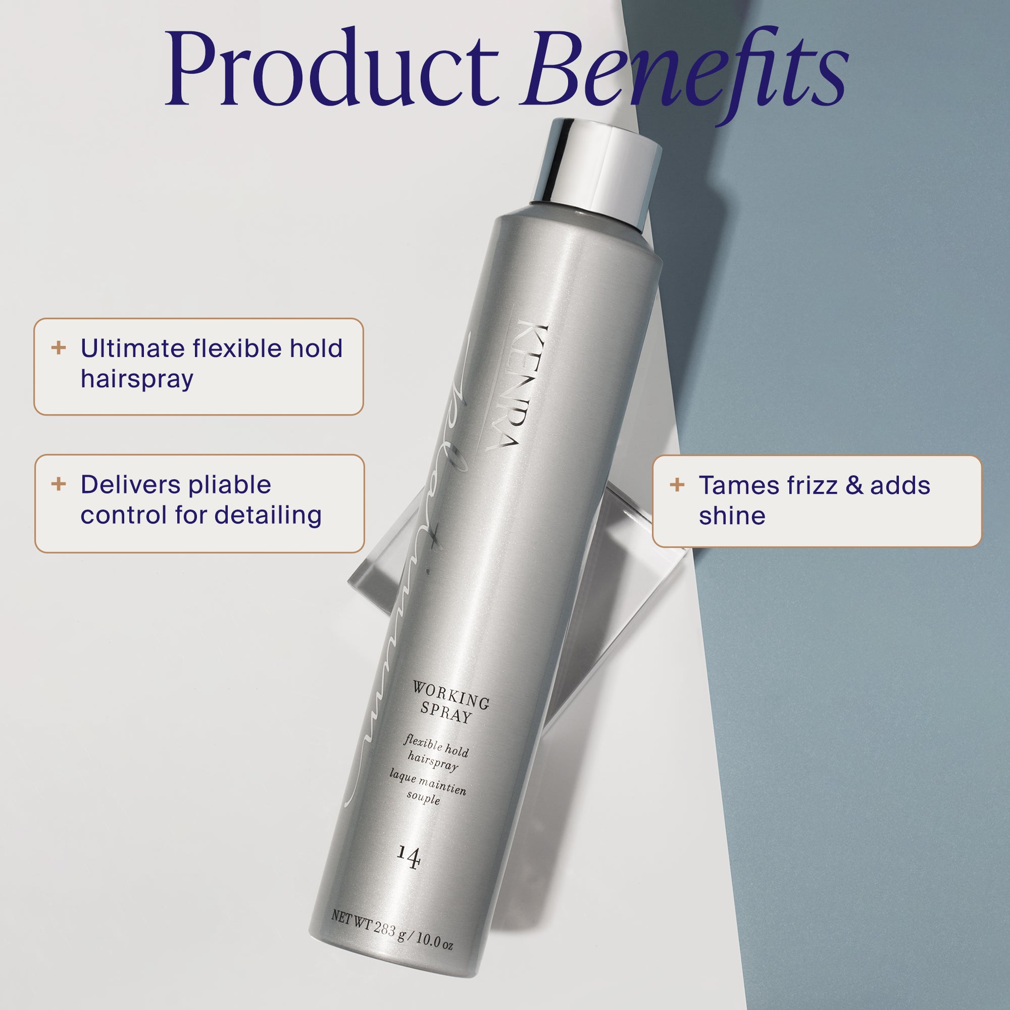 Working Spray 14 – Hold Hairspray | Kenra Professional