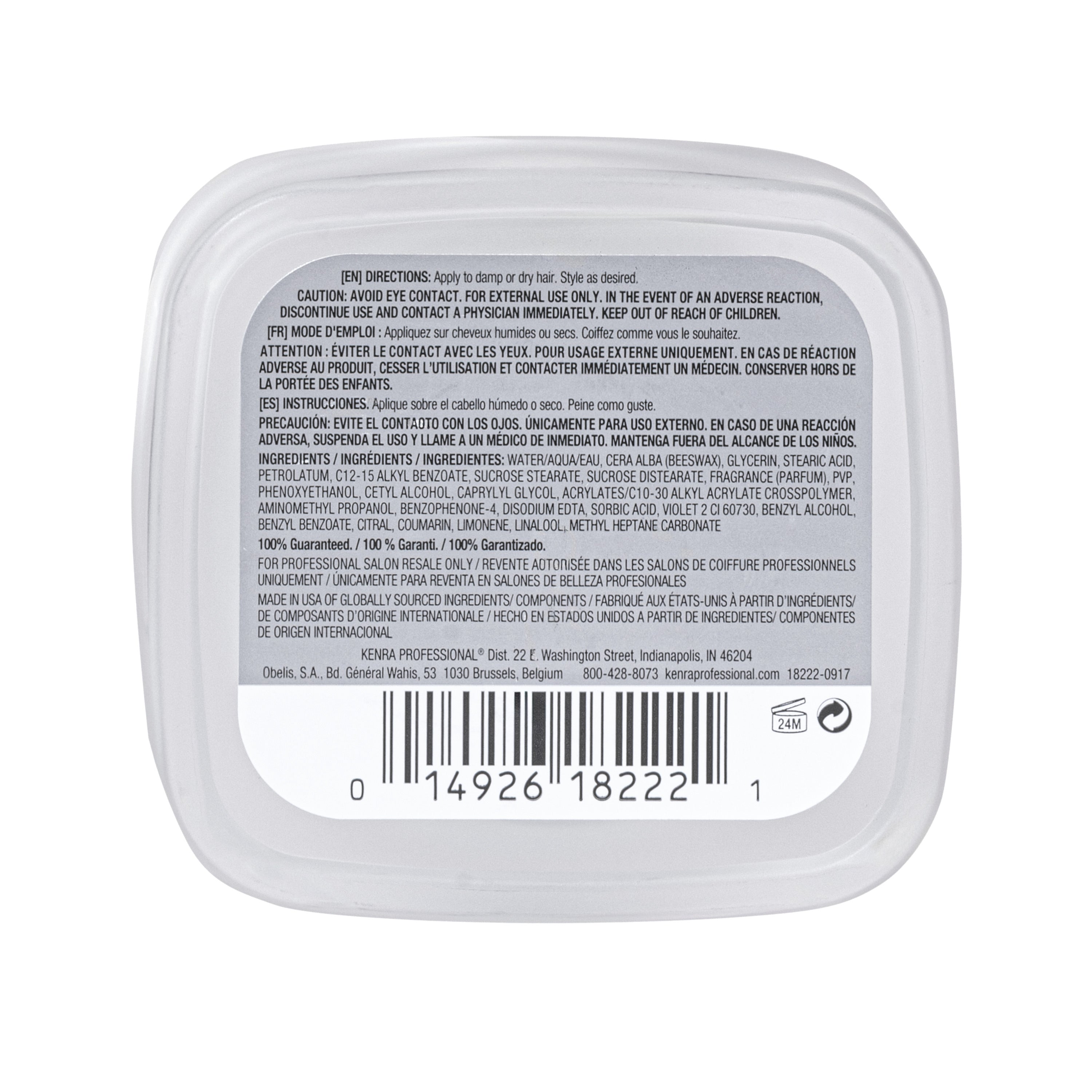 Whipped Taffy 20 – Matte Defining Paste | Kenra Professional