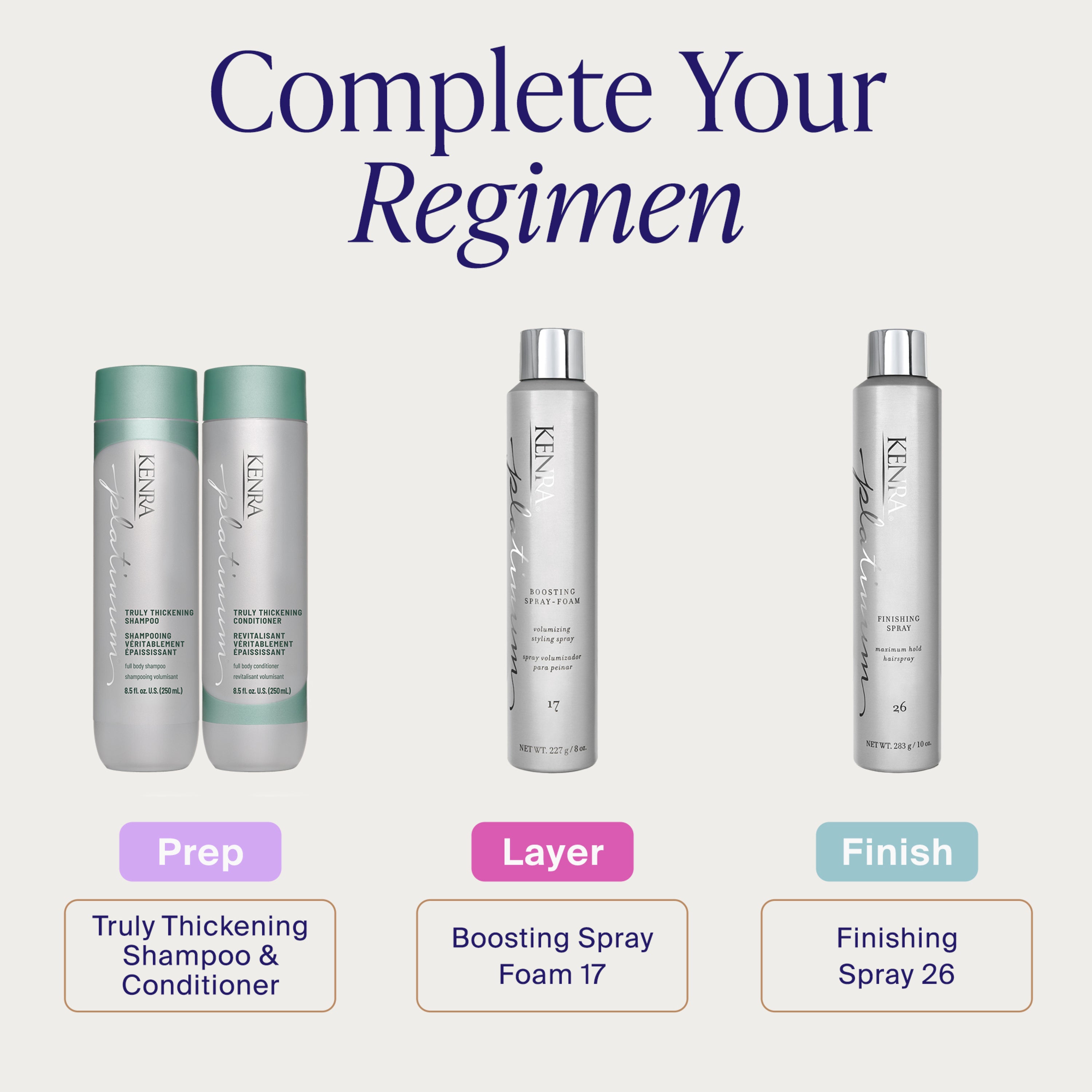Boosting Spray-Foam 17 – Styling Spray | Kenra Professional