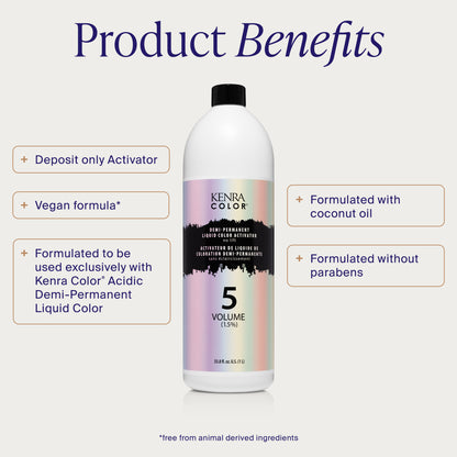 Kenra Color Demi-Permanent Liquid Color No Lift Activator