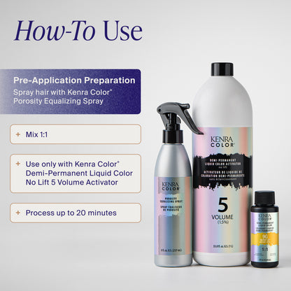 Kenra Color Demi-Permanent Liquid Color No Lift Activator