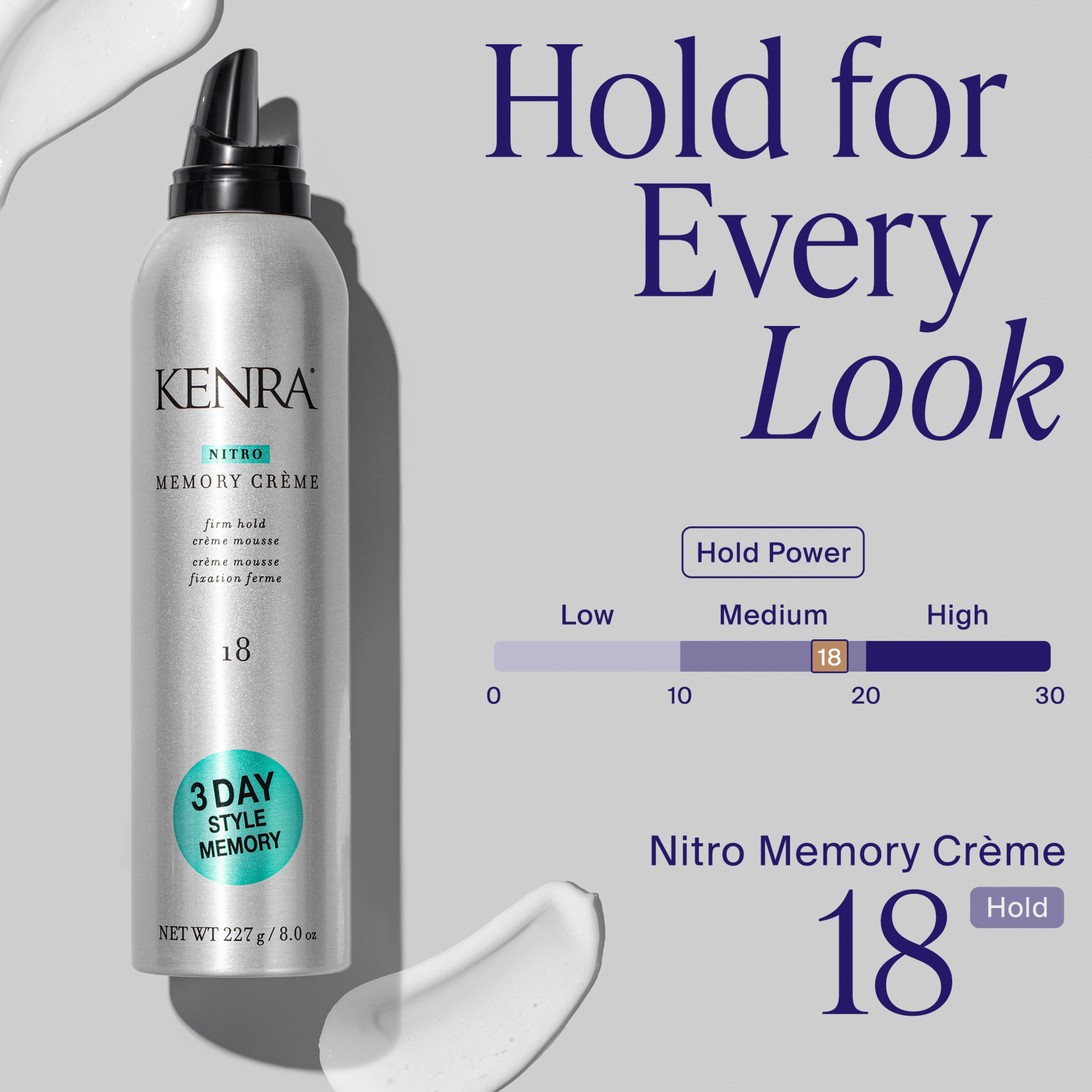 Nitro Memory Crème 18 – Mousse | Kenra Professional
