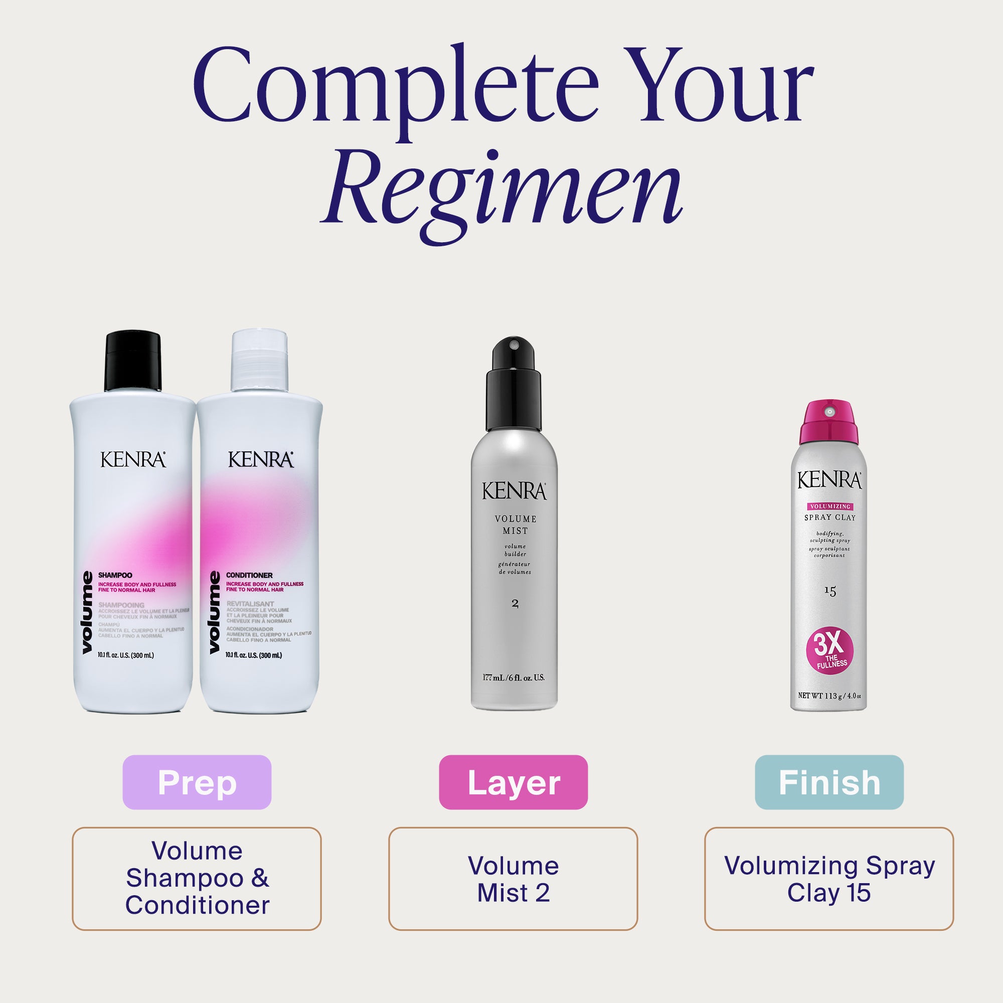 Volumizing Spray Clay 15 | Kenra Professional