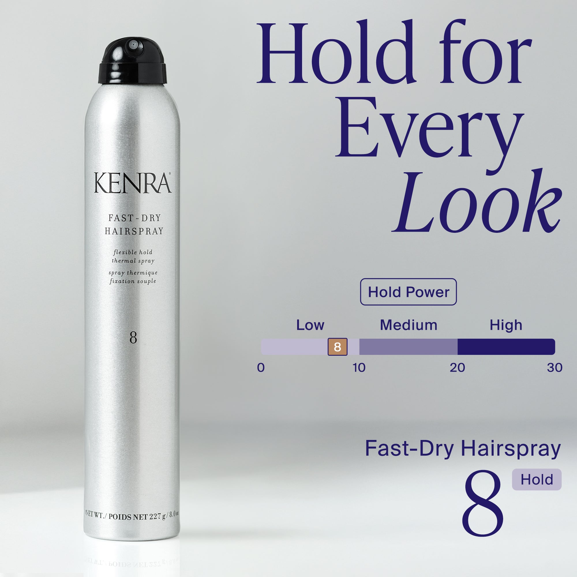 Fast-dry Hairspray 8 – Hold Hairspray | Kenra Professional