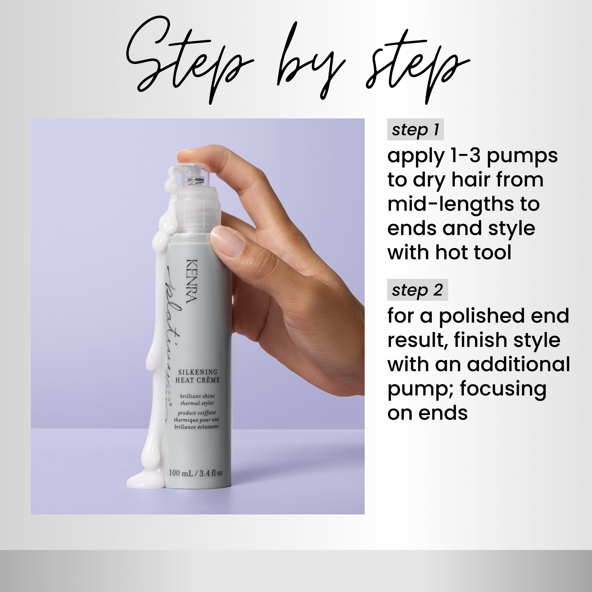 Silkening Heat Crème – Spray | Kenra Professional