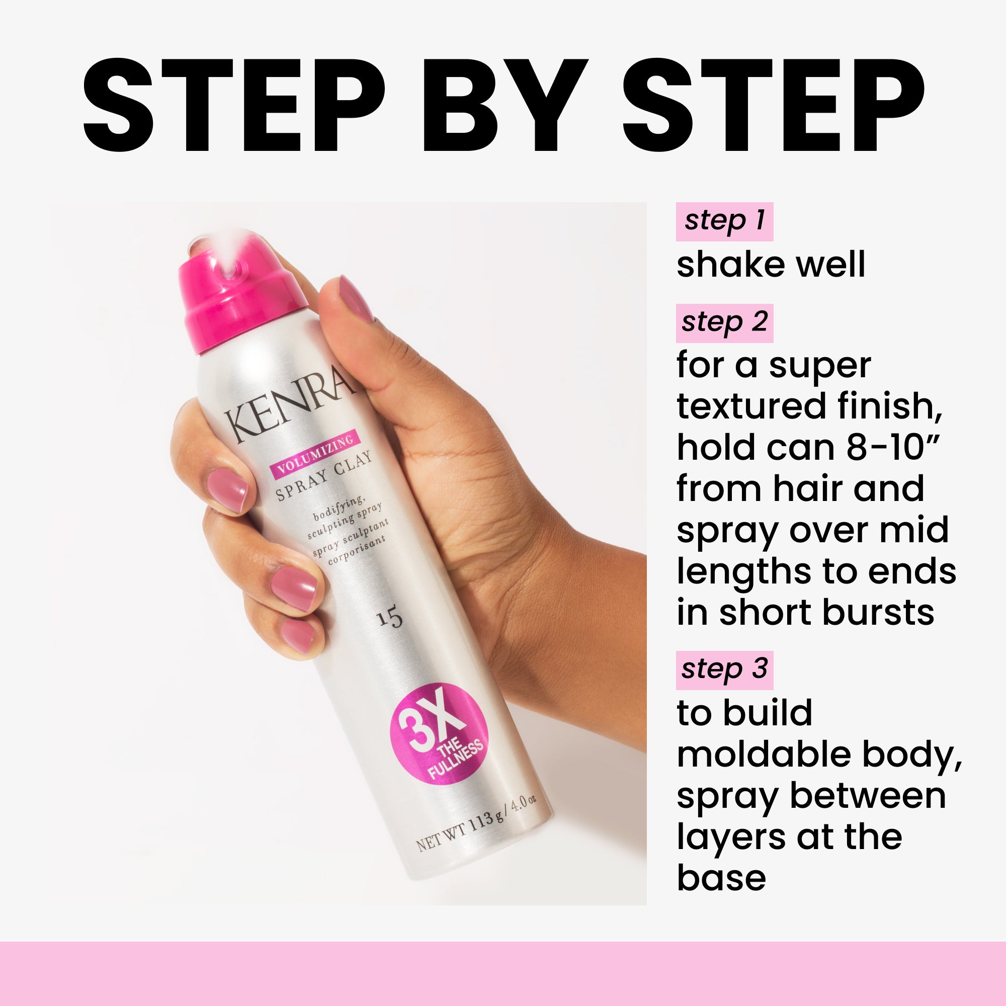 Volumizing Spray Clay 15 | Kenra Professional