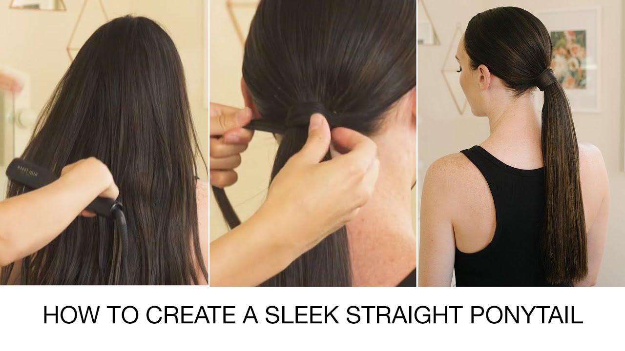 How to Create a Sleek, Smooth Ponytail on Long Hair