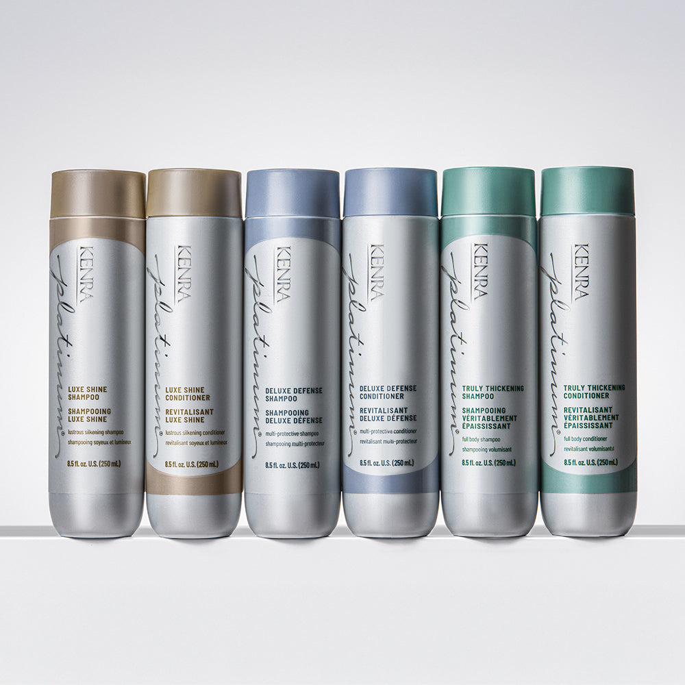 Kenra Platinum shampoo and conditioner lineup