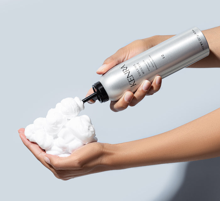 Kenra LAYER products — mousse and styling foam